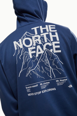 Худи TNF Places We Love Hoodie (Мужской; M; ShadyBlue-White)